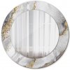 Biele mramorové zlato Biele mramorové zlato Okrúhle dekoračné zrkadlo lsdo-00081