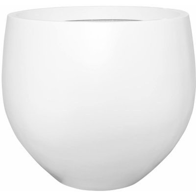 PotteryPots Kvetináč Jumbo Orb, matný bielý 114 x 133 cm