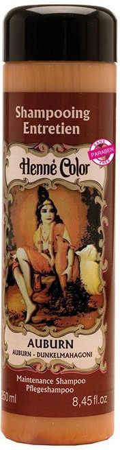 Henné Color Henna prírodný šampón s výťažkom z henny Auburn Bordová 250 ml