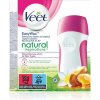 Veet EasyWax ohrievač vosku 1 ks + náhradná vosková náplň pre všetky typy pokožky 50 ml + depilačné pásiky 12 ks + Perfect Finish jemné čistiace obrúsky 4 ks + stojan 1 ks