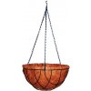 Strend Pro Kvetinac LC-CocoH-24 • oceľ/kokos, závesný, 35x35x17 cm