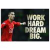 Cristiano Ronaldo obraz na stenu | Motivačný citát