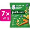 GERBER Organic chrumkavé srdiečka s mrkvou 7× 28 g