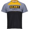 KENNY cyklo dres CHARGER 22 SS black/yellow - S