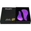 Detangler Set Miraculous Purple rozčesávacia kefa na vlasy s rukoväťou