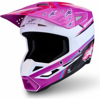 Alpinestars Supertech M3 Falcon Fialová/Biela/Čierna/Ružová fluo 2027