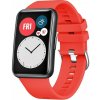 FIXED Silicone Strap pre Huawei Watch FIT červený FIXSSTB-1054-RD