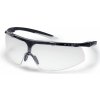 Uvex SUPER FIT Pracovné okuliare číre Čierna