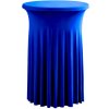TENTino Elastický obrus SKIRTING na koktejlový bistro stôl 80 cm VIAC FARIEB Farba obrusu: MODRÁ / ROYAL BLUE