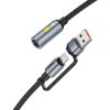 Kábel Hoco Cable USB A / Type C to Cigarete Lighter Ua38B 0,3 M Black