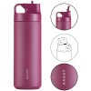 Termohrnček so slamkou a náustkom ADV 500 ml BPA FREE - Orchid