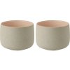 Stelton Šálka EMMA 150 ml, sada 2 ks, ružová farba, kamenina