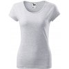 MALFINI Dámske tričko Pure - Svetlošedý melír | XL