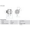 BOSCH Alternátor 0986040671