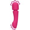 LOVELINE Ultra Soft Silicone Double-Sided Wand Vibrator - Prestone Pink