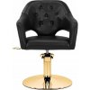 Gabbiano kadernícke kreslo Parma zlaté čierne
