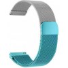 Madvell Kovový Milanese remienok azurovo-strieborná 20mm