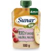 Sunar Bio vrecúško Hruška malina 4m+ 100 g 100 g detská ovocná kapsička