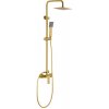 Imex ART duálny sprchový systém kartáčované zlato BDAR025/OC