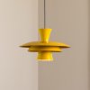 Luminex Závesné svietidlo Plato, horčicovožlté, kov, Ø 38 cm, E27 - 4506