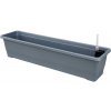Plastia Samozavlažovací truhlík Bergamot 80 x 20 x 17 cm antracit