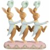 Clayre & Eef Dekorácie tancujúce králiky s klobúkmi - 23*8*25 cm - Clayre & Eef