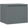 Mexen Orio kúpeľňová skrinka pod umývadlo 60 cm s doskou, 1 zásuvka, grafit mat - 91A10-06047-1-BFC66