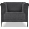 Nábytek PEGAS s.r.o. Křeslo TOLEDO Tmavě šedé, Vena 20
