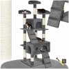 tectake 401117 Kočičí škrabadlo Mogli 170 cm sisal