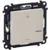 Stmievač LEGRAND VALENA LIFE 752262A béžový tlačidlový 3-125W bez N vodiča (pre led žiarovky)