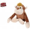 Jungle Expedition opice sediaca so suchým zipsom na rukách 30 cm