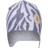 Little Angel Čiapka laponka podšitá Outlast Šedočierny vzor / sivý melír