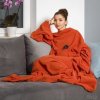 Deka s rukávmi – Oranžová