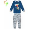 Chlapčenské pyžamo - KUGO MP3778, petrol / svetlo modrá Farba: Petrol, Veľkosť: 116