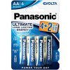 Tužková AA alkalická batéria Panasonic EVOLTA, balenie 4+2ks zadarmo