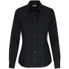 SST | Blouse Regular LSL, Popelínová dámska košeľa s dl. rukávom, čierna, 46