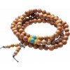 Nefertitis Japa Mala náhrdelník santalové drevo s Dorzo NF10001 - cca 84 cm