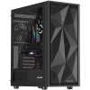 Počítačová skříň Genesis DIAXID 605F/Midi Tower/Transpar./Černá (NPC-2046)