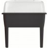 Prosperplast RESPANA PLANTER Set truhlík s vekom 77 cm antracit DREP770