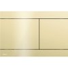 AlcaPlast FUN-G-P - Ovládacie tlačítko pre WC moduly, GOLD-lesk