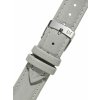 Kožený remienok Morellato Trend 5050C47.093 S, šedý, recyklovaný materiál, Quick Release 14 mm
