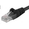 PremiumCord Patch kábel UTP RJ45-RJ45 CAT6 0.25m čierna