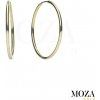 MOZA gold Náušnice kruh MG2339