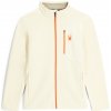 Pánský svetr Spyder Men Bandit Jacket-Fleece Vanilla Latte