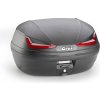 GIVI E455N Simply IV kufor čierny (Monolock s vlastnou platňou), červené odrazky, objem 45 litrov
