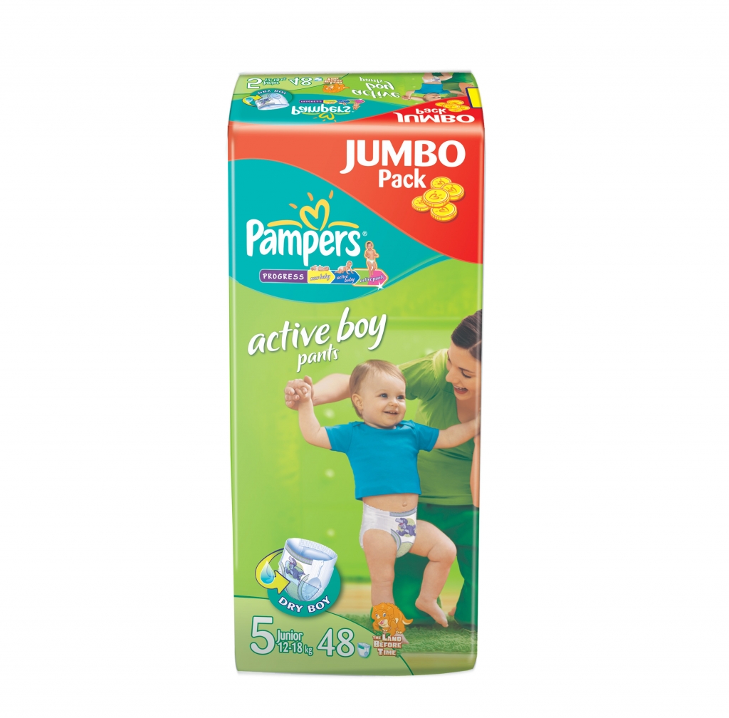 Pampers Active Pants 5 48 ks