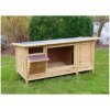 Králikáreň Hutch XXL Vario - koterec pre králiky, 155 x 76 x 80 cm