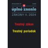 Aktualizácia II 7 2024 Trestný zákon Trestný poriadok