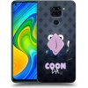 Picasee silikónový prehľadný obal pre Xiaomi Redmi Note 9 - COONDA holátko - tmavá