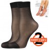 Lady B LADY SOCKS 17 DEN dámske silonkové ponožky 2 páry nero
